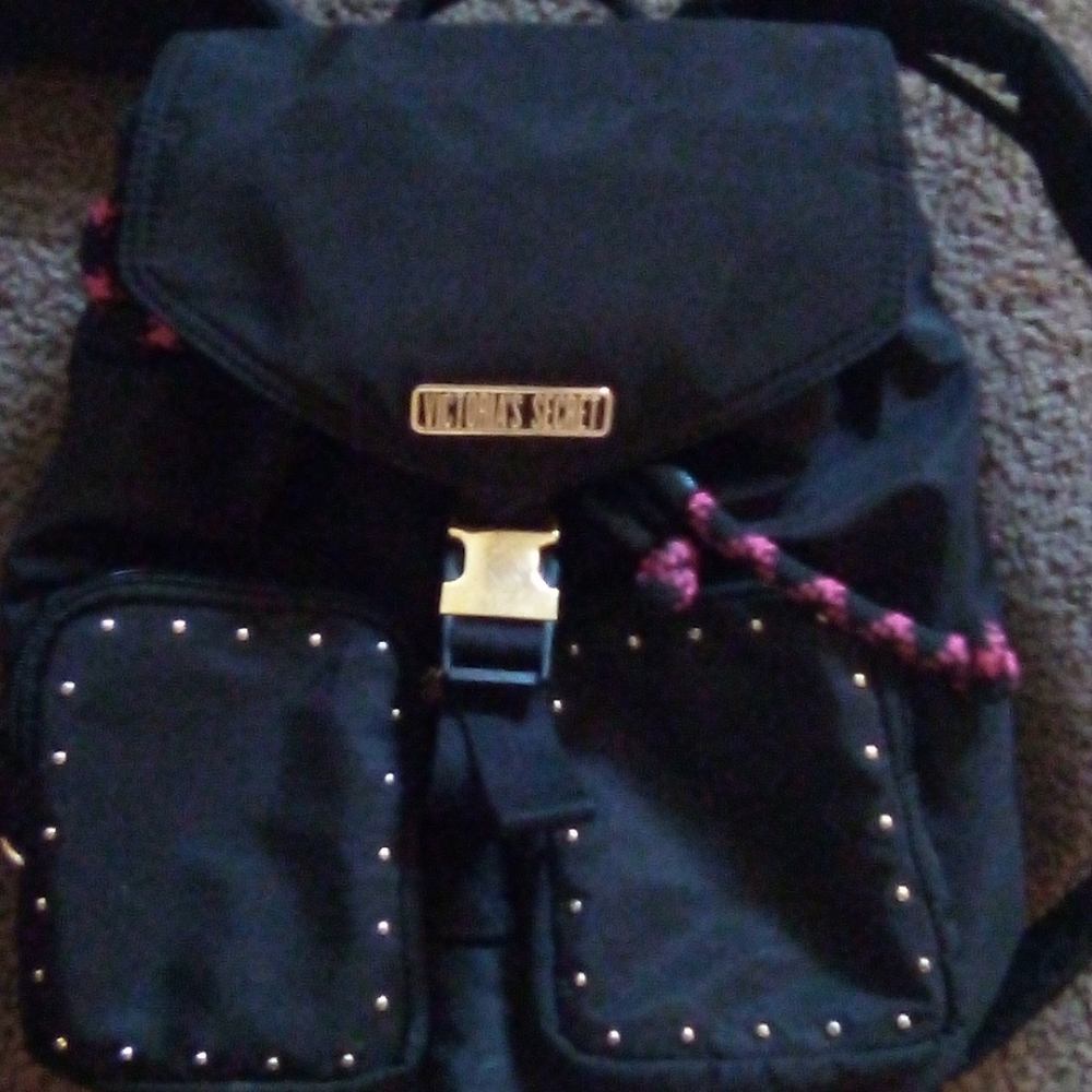 Victoria's secret Black mid size back pack